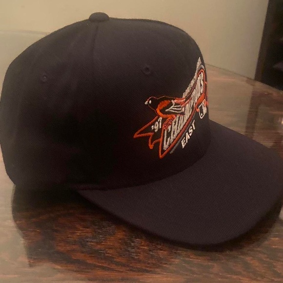 VTG Baltimore Orioles 1997 Champions NEW ERA Adjustable Snapback Hat Cap NWOT - Picture 3 of 4
